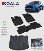 Resim Ford Puma Alt Bagaj 2020 Ve Sonrası Sahler Paspas + Bagaj Havuz Seti 