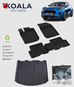 Resim Ford Puma Alt Bagaj 2020 Ve Sonrası Sahler Paspas + Bagaj Havuz Seti 