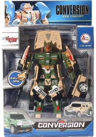 Resim Hw-899-1-2-5 Dönüşebilen Robot Jeep 1:24 -vardem 