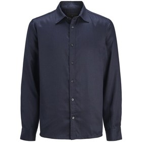Resim Jack & Jones Erkek Dügme Kapamali Gömlek - Milo - 12278758 Night Sky 