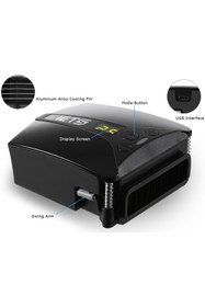 Resim Alsamkapsam Notebook Soğutucu Dijital Göstergeli lVakumlu Fan Hız Ayarlı Yeni Nesil Iets 