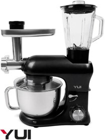 Resim Yui M200 Multi-fonksiyonel 3'ü Bir Arada Döküm Gövde Stand Mikser Kıyma Setli Ve Blender Özellikli 1800w 