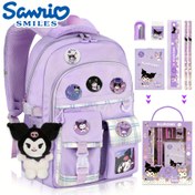 Resim Kawaii Sırt Çantası, Peluş Anahtarlık ile, 6 Sevimli Karakter Yaması, Ayarlanabilir Askı, Dizüstü Bilgisayar Bölmesi - Okul ve Seyahat için İdeal, Yeni Dönem Hediyesi, Okul Sırt Çantası | Oynak Tasarım | Dayanıklı Fermuarlar, Sevimli Sırt Çantaları 