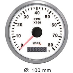 Resim Mors Devir Göstergesi 8000 Rpm Beyaz 