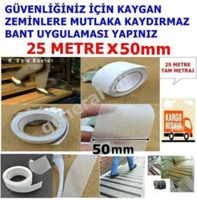 Resim Şeffaf Transparan Zemin Kaydırmaz Duş,Havuz Kaydırmaz Bant 25mmX5MT 