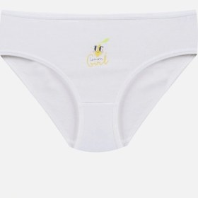 Resim Koza İç Giyim Kız Çocuk 3'lü Penguen Desenli Slip 1050 Sarı 