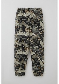 Resim Breeze Kız Çocuk Pijama Takımı Orman Temalı Leylek Desenli 4-8 Yaş, Karışık Renk Çok Renkli 