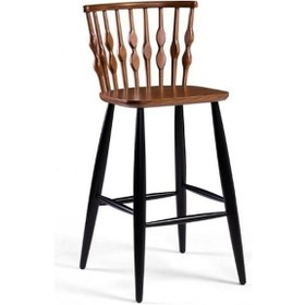 Resim Natura Retro Bar Sandalyesi Ceviz 