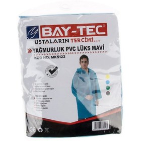 Resim Baytec PVC Lüks Yağmurluk Açık Mavi Cepli Sırttan Havalandırmalı 260gr-MK5122 