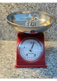 Resim 5 Kg Retro Nostalji Mutfak Tartısı Analog Terazi 