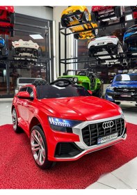 Resim Audi Akülü Araba 12 Volt 0-5 Yaş Kırmızı 