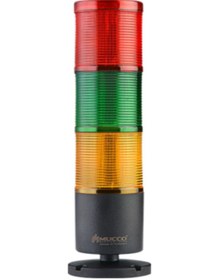 Resim Mucco 24v-dc Flaşör-sabit-buzzer3 Katlı Işıklı Kol 