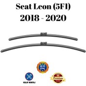 Resim Seat Leon 5f1 2018 2019 2020 Uyumlu Araca Özel Ön Cam Muz Tipi Silecek Süpürgesi Takımı 65/40cm 2li Set Silbak 