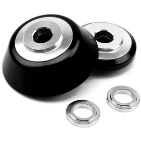 Resim gogo premium HONDA PCX 2014 - 2025 UYUMLU ÖN TEKER BURCU TAKIMI SİYAH 