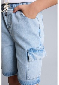 Resim DeFacto Erkek Çocuk Jean Şort D8566A825SMNM39 