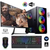 Resim Izoly ST998821 i3-10100F 16 GB 512 GB M.2 NVMe RTX3060 12 GB 24" Free Dos Masaüstü Oyuncu Bilgisayarı 