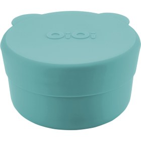 Resim Silikon Kapaklı Mini Kase 2'li Mini Bites - Aqua Green / Powder Grey 