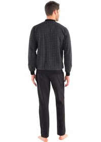 Resim Mod Collection Boydan Fermuarlı Kışlık Erkek Eşofman Takım 001 