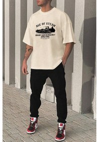 Resim Antrasit Eşofman Takımı Bej1 