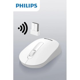 Resim Philips SPK7402 M402 Wireless Kablosuz Mouse Beyaz (Usb Alıcılı ) 