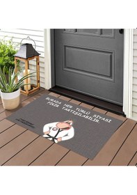 Resim Açık Fikirli Ev Sahibi Kapı Önü Paspas Lovebug-t 