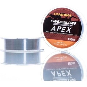 Resim Apex Monofilament Misina 150 mt Gri - 0.30 