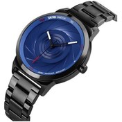 Resim Fastbuy Skmei 9210 Erkek İş Kol Saati, Siyah Mavi, Altın Kuvars, Su Geçirmez, 3d Trend Yüzey, Adam Özel Tasarım Çok Renkli 