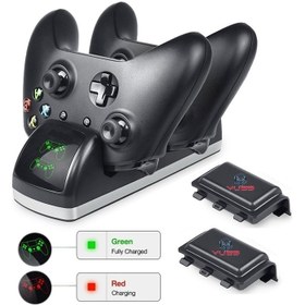 Resim YUES Xbox One S Gamepad Oyun Kolu Şarj Stand Göstergeli Batary Xbox One/one S Uyumlu 