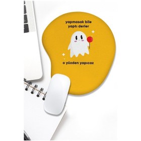 Resim Mouse Pad Baskılı Bilek Destekli Yaptı Derler Mousepad 