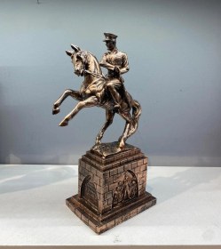 Resim Dekoratif Polyester Atatürk Onur Anıtı Heykeli Bronz 
