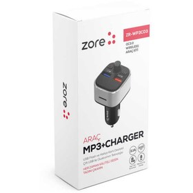 Resim Zore Zr-wp3c03 Bluetooth Transmitter Mp3 Araç Şarjı T10577 