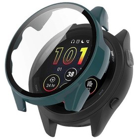 Resim Garmin Forerunner 265 Akıllı Saat, Temperli Cam Ekran Koruyucu Ve Siyah Saat Kılıfıyla Birlikte 