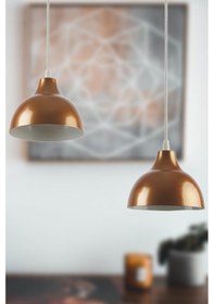 Resim Kinder Beyaz Salon - Mutfak - Cafe Gövde Bakır Renk 2 Li Avize Diğer 