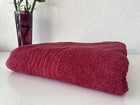 Resim DEKADRON Ekstra Büyük Boy Banyo Havlusu, %100 Pamuklu Türk Havluları, Maksimum Yumuşaklık ve Emici Banyo Çarşafı, Ağır Ağırlık 1000 Gram 35 Oz (Kırmızı 4 Adet) 