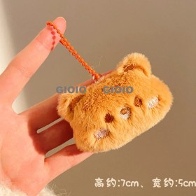 Resim Silver1 Karikatür Küçük Hediye Peluş Bebek Kolye Anahtarlık Çanta Kolye Aksesuarları (Yurt Dışından) 