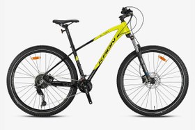 Resim Kron XC 500 Hidrolik Fren 20 Vites Cues 29 Jant Dağ Bisikleti Mat Siyah-Sarı 43 cm 
