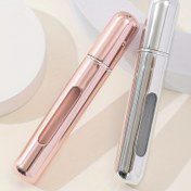Resim 8ml Taşınabilir Seyahat Yeniden Doldurulabilir Parfüm Atomizer Püskürtme Şişeleri (2'li Paket) - Sızdırmaz, Altı Yeniden Doldurulabilir Pompası, PVC'siz, Metal & Plastik, Kokusuz Dispenser 