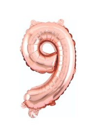 Resim 34" Folyo Rakam 76cm "9" Rose Gold Rose Gold 