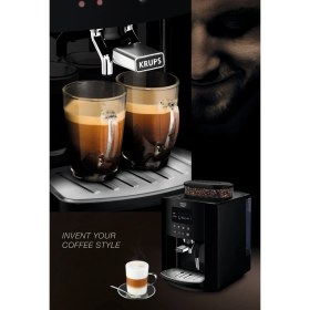 Resim Krups Arabica Display Black Tam Otomatik Kahve Makinesi 8000036227 1450W 15 Bar Espresso İçecek Türü 
