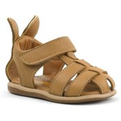 Resim Rakerplus Hakiki Deri Taba Cırtlı Bebek Sandalet Taba 