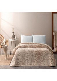 Resim Taç Battaniye Merlot Kahve Tek Kişilik Kahve 