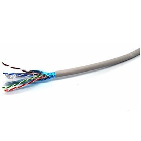 Resim Beek Category 6 Cat. 6 F-utp İç Mekan Data Kablosu&lt Br&gt Awg 23&lt Br&gt 1/0.4tc&lt Br&gt Od:7.5mm&lt Br&gt Lszh&lt Br&gt Gri Renk&lt Br&gt 