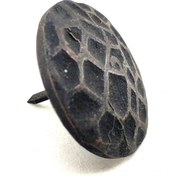 Resim Lokiboo Antika Tarz Dekoratif Pirinç Desenli Kabara No4 - 35 Mm, Oksit ( Lisinya ) 