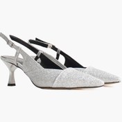 Resim Shoes & More CERNA - Gümüş Glitter - Topuklu 