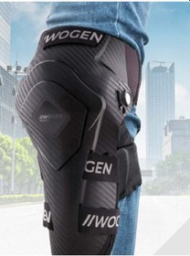 Resim Wogen Mafsallı Motorcu Dizliği Siyah 
