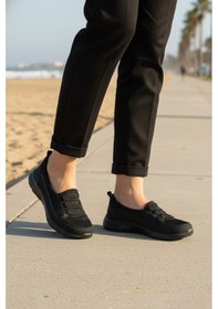 Resim Walkway Siyah Kadın Yürüyüş Ve Spor Ayakkabı Çok Renkli 