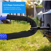 Resim Padalink "yüksek Dayanımlı Uhmwpe Çekme Halatı - 25 Ton Kapasiteli Atv/suv Kurtarma Bağı Turuncu " Turuncu 