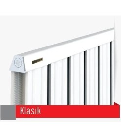 Resim Alurad Alüminyum Panel Radyatör Klasik 2000X5 Ral 9010 Kırık Beyaz 