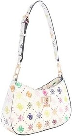 Resim GUESS Emelie Logo Üst Fermuarlı Omuz Çantası 