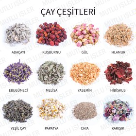 Resim Kişiye Özel Hediyelik Bitki Çayı Düğün Hediyeleri, Nikah Hediyeleri, Nişan Hediyeleri 